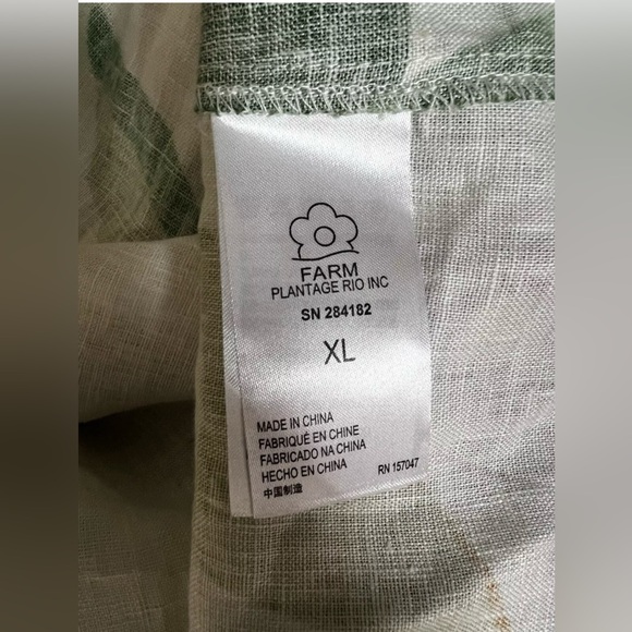 Farm Rio tropicalisitic linen minidress - Picture 13 of 13